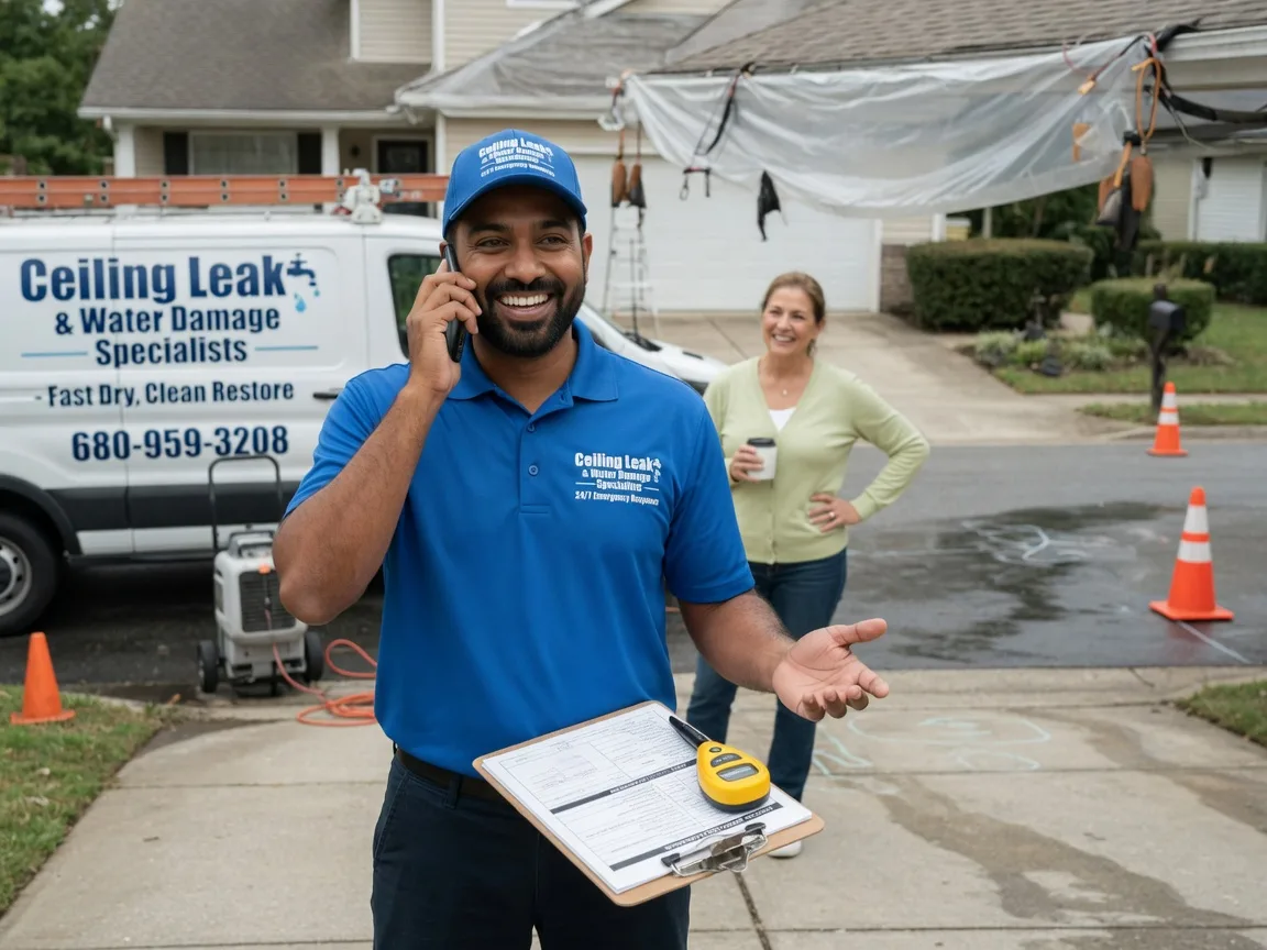 Ceiling Leak Cleanup Rochelle, TX FAQs